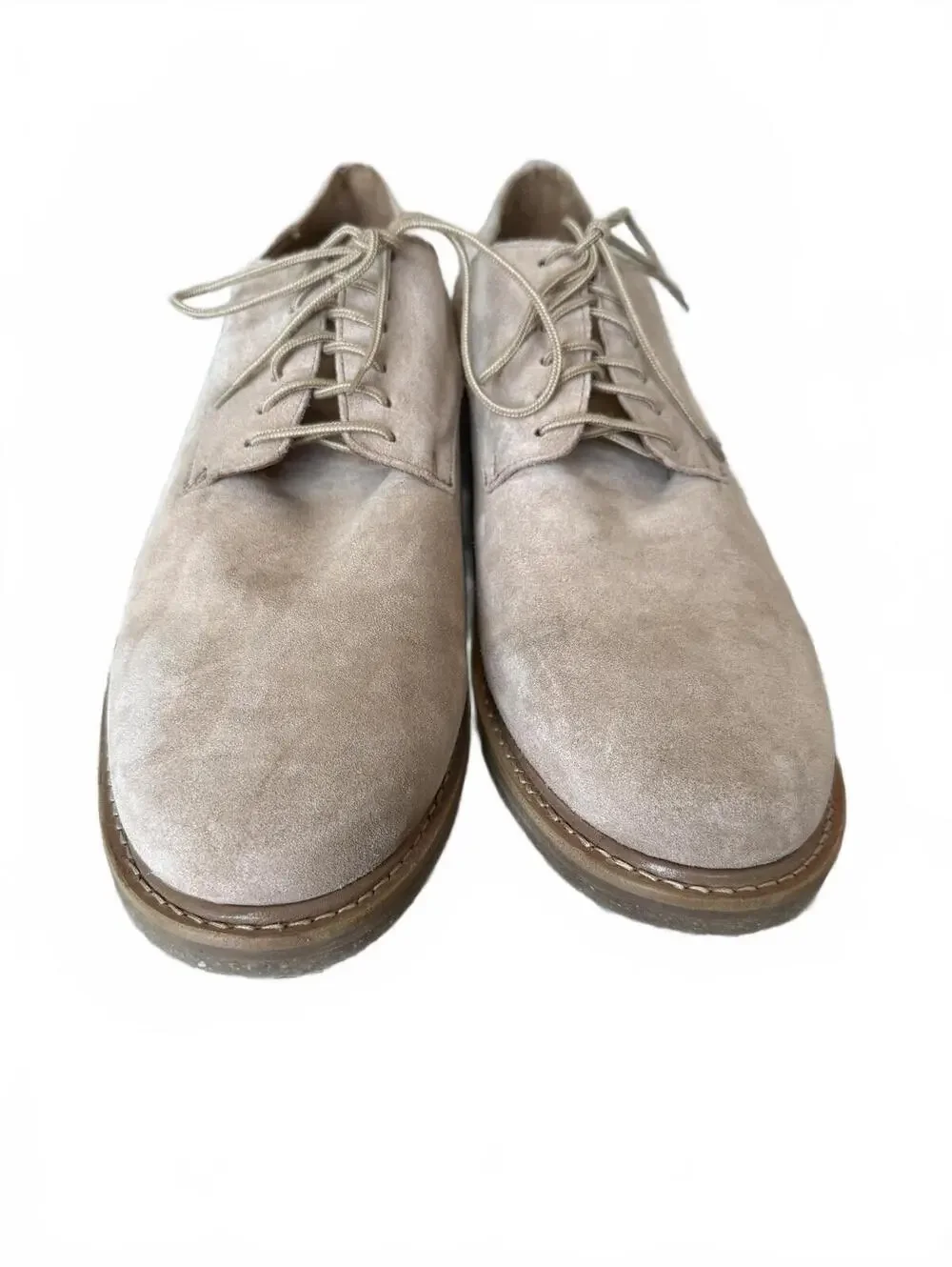 Thursday Boot Co. Men's Suede Leather Renegade Loafer Taupe Beige Size 15